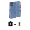 MARSİLYAN™- iPhone 11 Kılıf Siluet Işık Serisi - Siyah Joko Magic 5D Hayalet Cam + Turuncu PVD Metal Kamera Lens