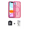 MARSİLYAN™- iPhone 11 Kılıf Siluet Minimal Prime - Şeffaf Uv Polymer Nano Ekran Koruyucu + PVD Metal Kamera Lens - MI