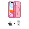 MARSİLYAN™- iPhone 11 Kılıf Siluet Minimal Prime - Şeffaf Uv Polymer Nano Ekran Koruyucu + Şeffaf Kamera Lens Koruma Cam