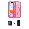 MARSİLYAN™- iPhone 11 Kılıf Siluet Minimal Prime - Siyah 6D Antistatik Mat Seramik Hayalet Nano Ekran Koruyucu + PVD Metal Kamera Lens - MI