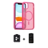 MARSİLYAN™- iPhone 11 Kılıf Siluet Minimal Prime - Siyah 6D Antistatik Mat Seramik Hayalet Nano Ekran Koruyucu + PVD Metal Kamera Lens - YL