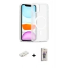 MARSİLYAN™- iPhone 11 Kılıf Siluet Minimal Prime - Siyah Bilvis 3D Cam Ekran Koruyucu + Renkli Kamera Lens Koruma Cam - SI