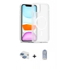 MARSİLYAN™- iPhone 11 Kılıf Siluet Minimal Prime - Siyah Joko Magic 5D Cam + Pers Alüminyum Kamera Lens - GI