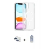 MARSİLYAN™- iPhone 11 Kılıf Siluet Minimal Prime - Siyah Joko Magic 5D Cam + Pers Alüminyum Kamera Lens - LT