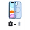 MARSİLYAN™- iPhone 11 Kılıf Siluet Minimal Prime - Siyah Joko Magic 5D Cam + PVD Metal Kamera Lens - SH