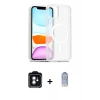MARSİLYAN™- iPhone 11 Kılıf Siluet Minimal Prime - Siyah Joko Magic 5D Cam + PVD Metal Kamera Lens - YL