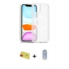 MARSİLYAN™- iPhone 11 Kılıf Siluet Minimal Prime - Siyah Joko Magic 5D Cam + Rainbow Kamera Lens Koruma Cam - KI