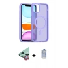 MARSİLYAN™- iPhone 11 Kılıf Siluet Minimal Prime - Siyah Joko Magic 5D Cam + Raze Metal Kamera Lens - KI