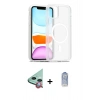 MARSİLYAN™- iPhone 11 Kılıf Siluet Minimal Prime - Siyah Joko Magic 5D Cam + Raze Metal Kamera Lens - KI