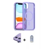 MARSİLYAN™- iPhone 11 Kılıf Siluet Minimal Prime - Siyah Joko Magic 5D Cam + Raze Metal Kamera Lens - MR