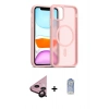 MARSİLYAN™- iPhone 11 Kılıf Siluet Minimal Prime - Siyah Joko Magic 5D Cam + Raze Metal Kamera Lens - SH