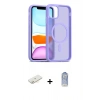 MARSİLYAN™- iPhone 11 Kılıf Siluet Minimal Prime - Siyah Joko Magic 5D Cam + Renkli Kamera Lens Koruma Cam - SI