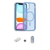 MARSİLYAN™- iPhone 11 Kılıf Siluet Minimal Prime - Siyah Joko Magic 5D Cam + Renkli Kamera Lens Koruma Cam - SI