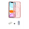MARSİLYAN™- iPhone 11 Kılıf Siluet Minimal Prime - Siyah Joko Magic 5D Cam + Renkli Kamera Lens Koruma Cam - SI