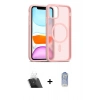 MARSİLYAN™- iPhone 11 Kılıf Siluet Minimal Prime - Siyah Joko Magic 5D Cam + Şeffaf Kamera Lens Koruma Cam