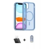MARSİLYAN™- iPhone 11 Kılıf Siluet Minimal Prime - Siyah Joko Magic 5D Cam + Şeffaf Kamera Lens Koruma Cam