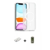 MARSİLYAN™- iPhone 11 Kılıf Siluet Minimal Prime - Siyah Joko Magic 5D Hayalet Cam + Renkli Kamera Lens Koruma Cam - PE