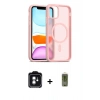 MARSİLYAN™- iPhone 11 Kılıf Siluet Minimal Prime - Siyah Joko Magic 5D Hayalet Cam + PVD Metal Kamera Lens - YL
