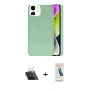 MARSİLYAN™- iPhone 11 Kılıf Ufuk Serisi - Şeffaf Pasifik Cam Ekran Koruyucu + Kamera Lens Koruma Cam - SF