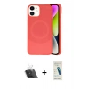 MARSİLYAN™- iPhone 11 Kılıf Ufuk Serisi - Şeffaf Pasifik Cam Ekran Koruyucu + Kamera Lens Koruma Cam - SF