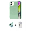 MARSİLYAN™- iPhone 11 Kılıf Ufuk Serisi - Şeffaf Uv Polymer Nano Ekran Koruyucu + Raze Metal Kamera Lens - MI