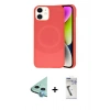 MARSİLYAN™- iPhone 11 Kılıf Ufuk Serisi - Şeffaf Uv Polymer Nano Ekran Koruyucu + Raze Metal Kamera Lens - MI