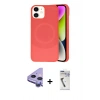 MARSİLYAN™- iPhone 11 Kılıf Ufuk Serisi - Şeffaf Uv Polymer Nano Ekran Koruyucu + Raze Metal Kamera Lens - MR