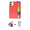 MARSİLYAN™- iPhone 11 Kılıf Ufuk Serisi - Şeffaf Uv Polymer Nano Ekran Koruyucu + Raze Metal Kamera Lens - SH