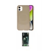 MARSİLYAN™- iPhone 11 Kılıf Ufuk Serisi - Siyah 360 Mat Full Body Arka Koruyucu