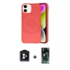 MARSİLYAN™- iPhone 11 Kılıf Ufuk Serisi - Siyah 360 Mat Full Body Arka Koruyucu + PVD Metal Kamera Lens - MI