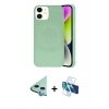 MARSİLYAN™- iPhone 11 Kılıf Ufuk Serisi - Siyah 3D Antistatik Seramik Nano Ekran Koruyucu + Raze Metal Kamera Lens - MI