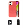 MARSİLYAN™- iPhone 11 Kılıf Ufuk Serisi - Siyah 6D Antistatik Mat Seramik Hayalet Nano Ekran Koruyucu + PVD Metal Kamera Lens - YL
