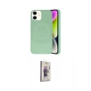MARSİLYAN™- iPhone 11 Kılıf Ufuk Serisi - Siyah Bilvis 3D Cam Ekran Koruyucu