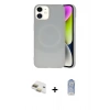 MARSİLYAN™- iPhone 11 Kılıf Ufuk Serisi - Siyah Joko Magic 5D Cam + Pers Alüminyum Kamera Lens - GD