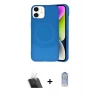 MARSİLYAN™- iPhone 11 Kılıf Ufuk Serisi - Siyah Joko Magic 5D Cam + Kamera Lens Koruma Cam - SF