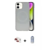MARSİLYAN™- iPhone 11 Kılıf Ufuk Serisi - Siyah Joko Magic 5D Cam + Pers Alüminyum Kamera Lens - KI