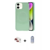 MARSİLYAN™- iPhone 11 Kılıf Ufuk Serisi - Siyah Joko Magic 5D Cam + Pers Alüminyum Kamera Lens - KI