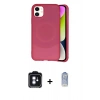 MARSİLYAN™- iPhone 11 Kılıf Ufuk Serisi - Siyah Joko Magic 5D Cam + PVD Metal Kamera Lens - MI
