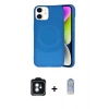 MARSİLYAN™- iPhone 11 Kılıf Ufuk Serisi - Siyah Joko Magic 5D Cam + PVD Metal Kamera Lens - MI