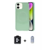MARSİLYAN™- iPhone 11 Kılıf Ufuk Serisi - Siyah Joko Magic 5D Cam + PVD Metal Kamera Lens - MI