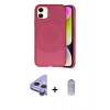 MARSİLYAN™- iPhone 11 Kılıf Ufuk Serisi - Siyah Joko Magic 5D Cam + Raze Metal Kamera Lens - MR