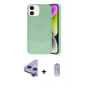 MARSİLYAN™- iPhone 11 Kılıf Ufuk Serisi - Siyah Joko Magic 5D Cam + Raze Metal Kamera Lens - MR