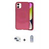 MARSİLYAN™- iPhone 11 Kılıf Ufuk Serisi - Siyah Joko Magic 5D Cam + Pers Alüminyum Kamera Lens - LT