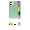 MARSİLYAN™- iPhone 11 Kılıf Ufuk Serisi - Siyah Joko Magic 5D Cam + Rainbow Kamera Lens Koruma Cam - KI