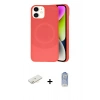 MARSİLYAN™- iPhone 11 Kılıf Ufuk Serisi - Siyah Joko Magic 5D Cam + Renkli Kamera Lens Koruma Cam - SI
