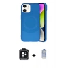 MARSİLYAN™- iPhone 11 Kılıf Ufuk Serisi - Siyah Joko Magic 5D Cam + PVD Metal Kamera Lens - SH