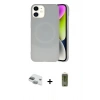 MARSİLYAN™- iPhone 11 Kılıf Ufuk Serisi - Siyah Joko Magic 5D Hayalet Cam + Pers Alüminyum Kamera Lens - YL