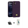 MARSİLYAN™- iPhone 11 Kılıf Vadi Çizgi Prime - Şeffaf Pasifik Cam Ekran Koruyucu + Kamera Lens Koruma Cam - SF