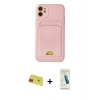 MARSİLYAN™- iPhone 11 Kılıf Vadi Çizgi Prime - Şeffaf Pasifik Cam Ekran Koruyucu + Rainbow Kamera Lens Koruma Cam - KI