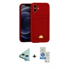 MARSİLYAN™- iPhone 11 Kılıf Vadi Çizgi Prime - Şeffaf Royal Nano Ekran Koruyucu + Raze Metal Kamera Lens - MI